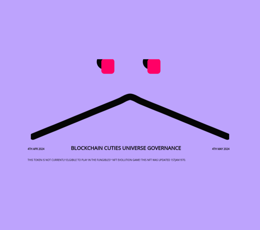 Blockchain Cuties Universe Governance